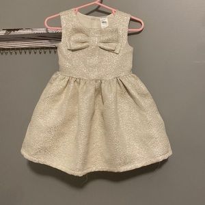 Carters tan/gold dress size 18m